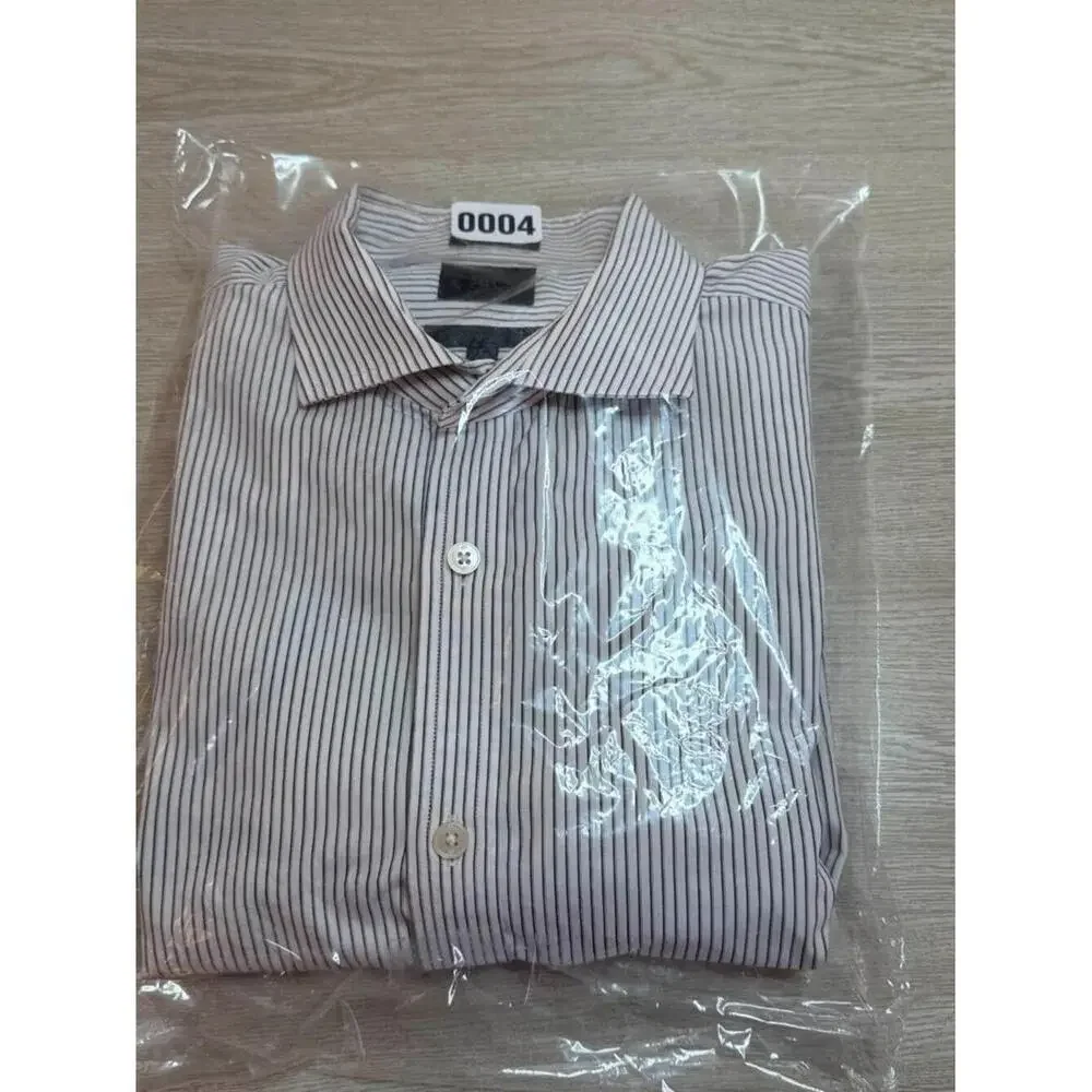 Banana Republic Black Striped Shirt Large Size L